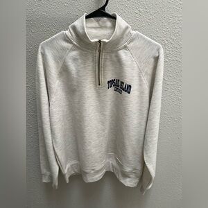 Shark Tee Unisex Quarter-Zip Up Sweatshirt - Size XL - NWT